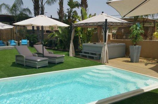 19437 מתחם חיצוני, וילה אקסודוס, וילה  בשדות מיכה וילות - Vila 4 U