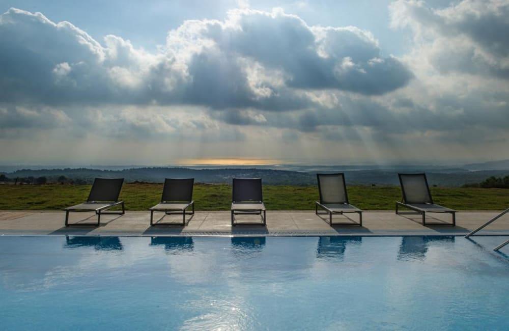 93042 המתחם החיצוני, אחוזת אלון וזית, וילה  בנווה זיו וילות - Vila 4 U