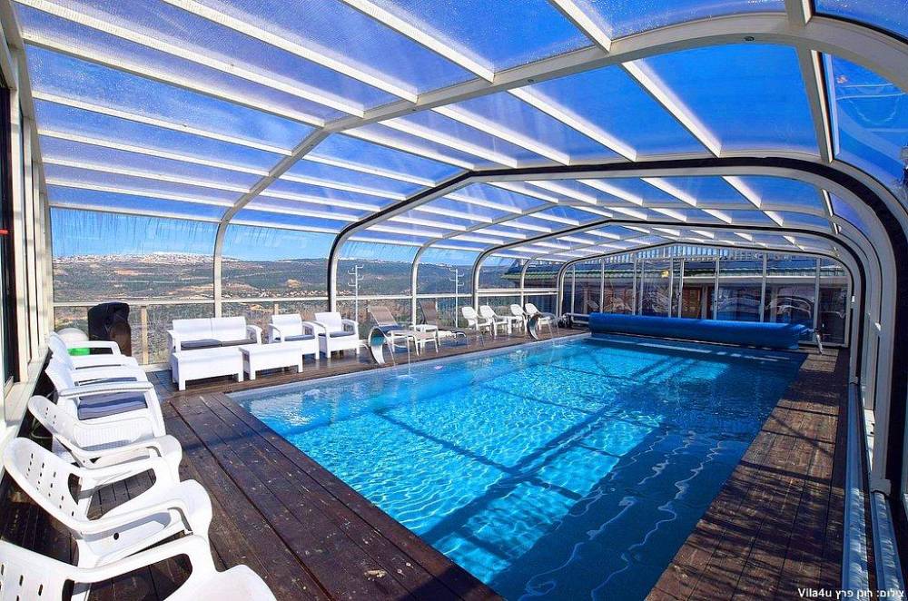 99244 המתחם בחורף, וילה הורייזן, וילה  בירכא וילות - Vila 4 U