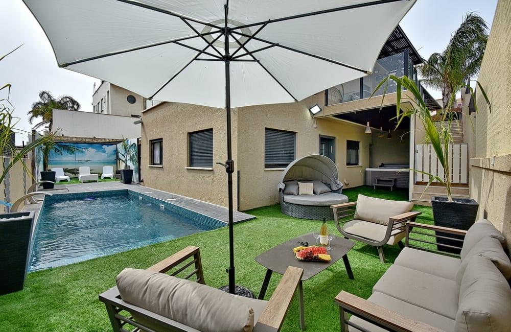 124192 מתחם חיצוני, וילה סיאלו בוטיק, וילה  בנוף כנרת וילות - Vila 4 U