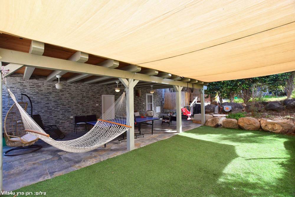 174620 החצר והבריכה, וילה רימונה יבנאל, וילה  ביבנאל וילות - Vila 4 U