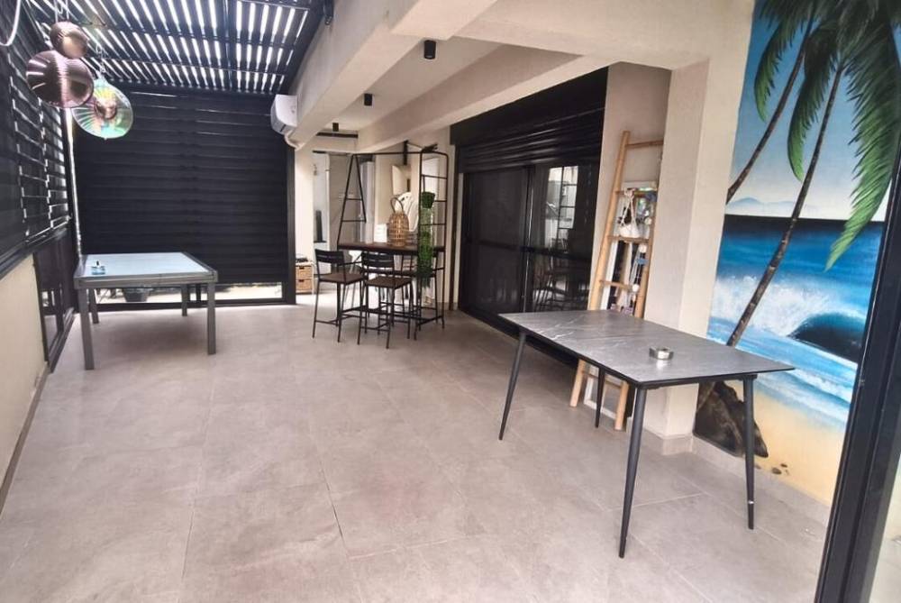 187216 מתחם אורחים מקורה, החצר בטיילת - אירועים ליד הים, וילה  באשדוד וילות - Vila 4 U