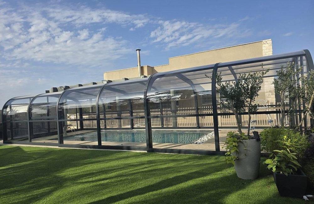 208593 הבריכה בחורף, וילה כמיסה - Villa Kamisa, וילה  בנטועה וילות - Vila 4 U