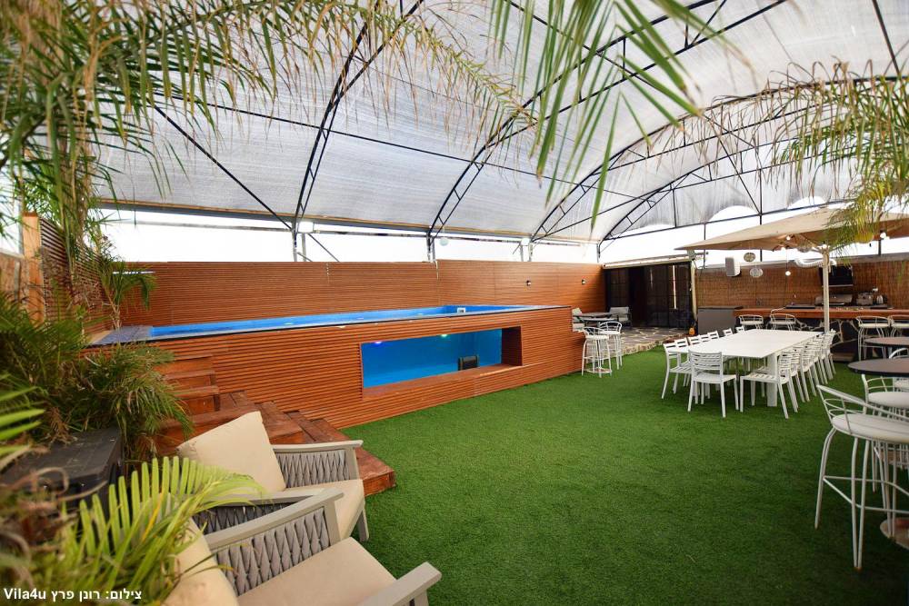 208820 מתחם מקורה לחורף, ספא סאן מארי בוטיק, וילה  בנתניה וילות - Vila 4 U