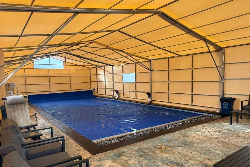 210505 המתחם החיצוני, אחוזת מיקונוס ירכא, וילה  בירכא וילות - Vila 4 U