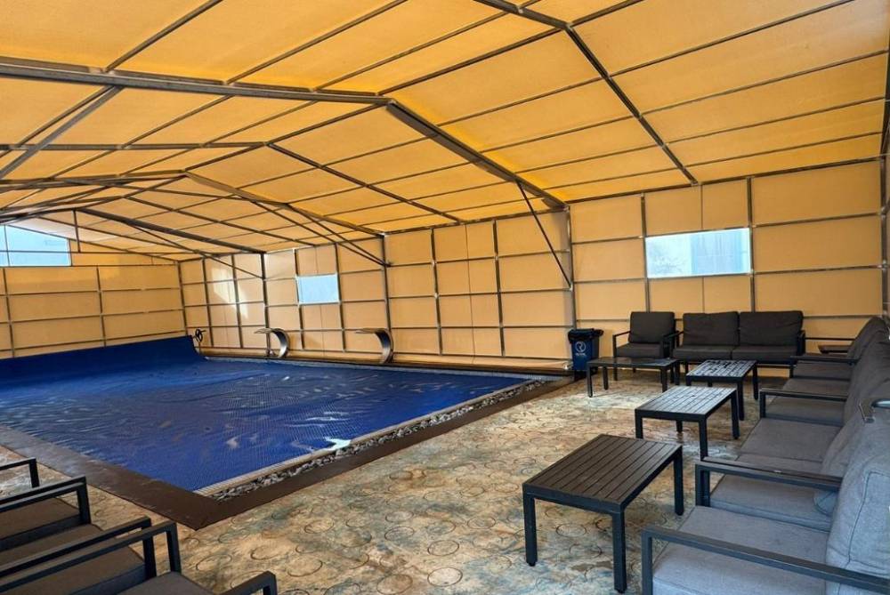 210510 הבריכה בחורף, אחוזת מיקונוס ירכא, וילה  בירכא וילות - Vila 4 U