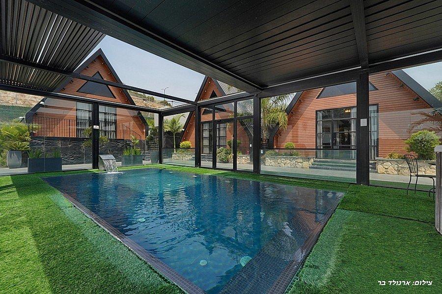 211534 גלרית חוץ, אחוזת קמפניה נירה - Campagna Nera, וילה  בירכא וילות - Vila 4 U