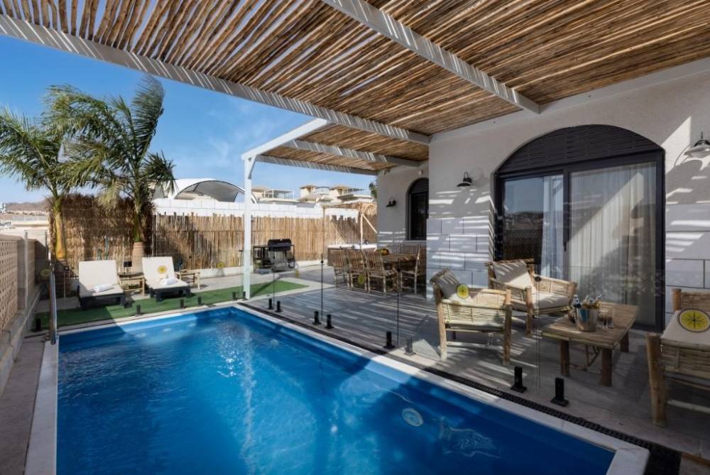 215832 המתחם החיצוני, אלה סאן - וילה שיטה, וילה  באילת וילות - Vila 4 U