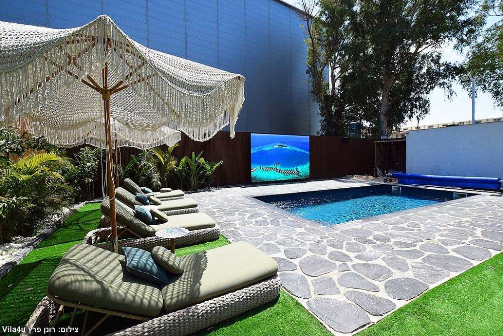 218056 קופה קבנה - מתחם חיצוני, קופה קבנה, וילה  באור עקיבא וילות - Vila 4 U