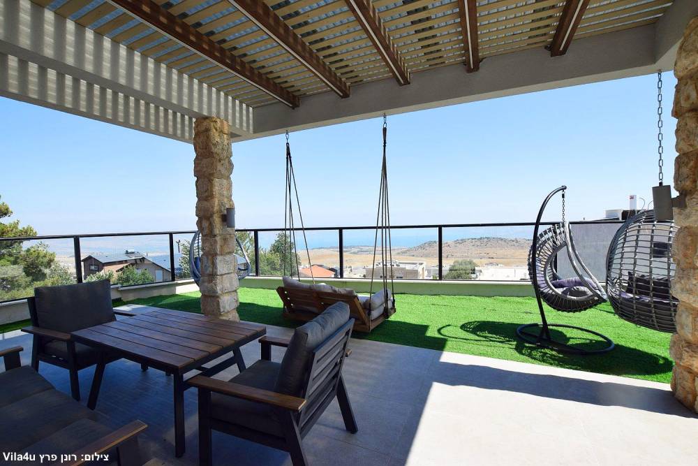 225821 המתחם החיצוני, וילה נוף כנרת - Villa Nofe Kinneret, וילה  בנוף כנרת וילות - Vila 4 U