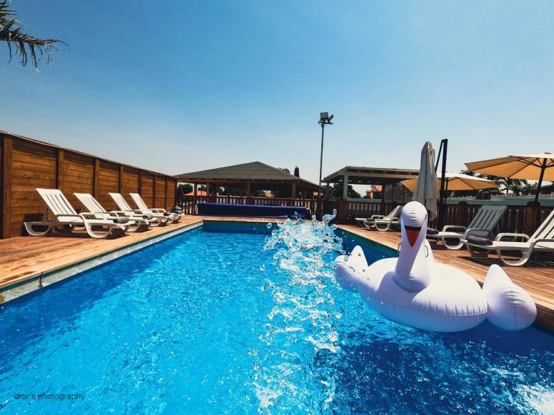 וילה אקסודוס - מתחם הבריכה